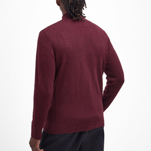 Barbour Essential Tisbury Ruby Half-Zip Jumper